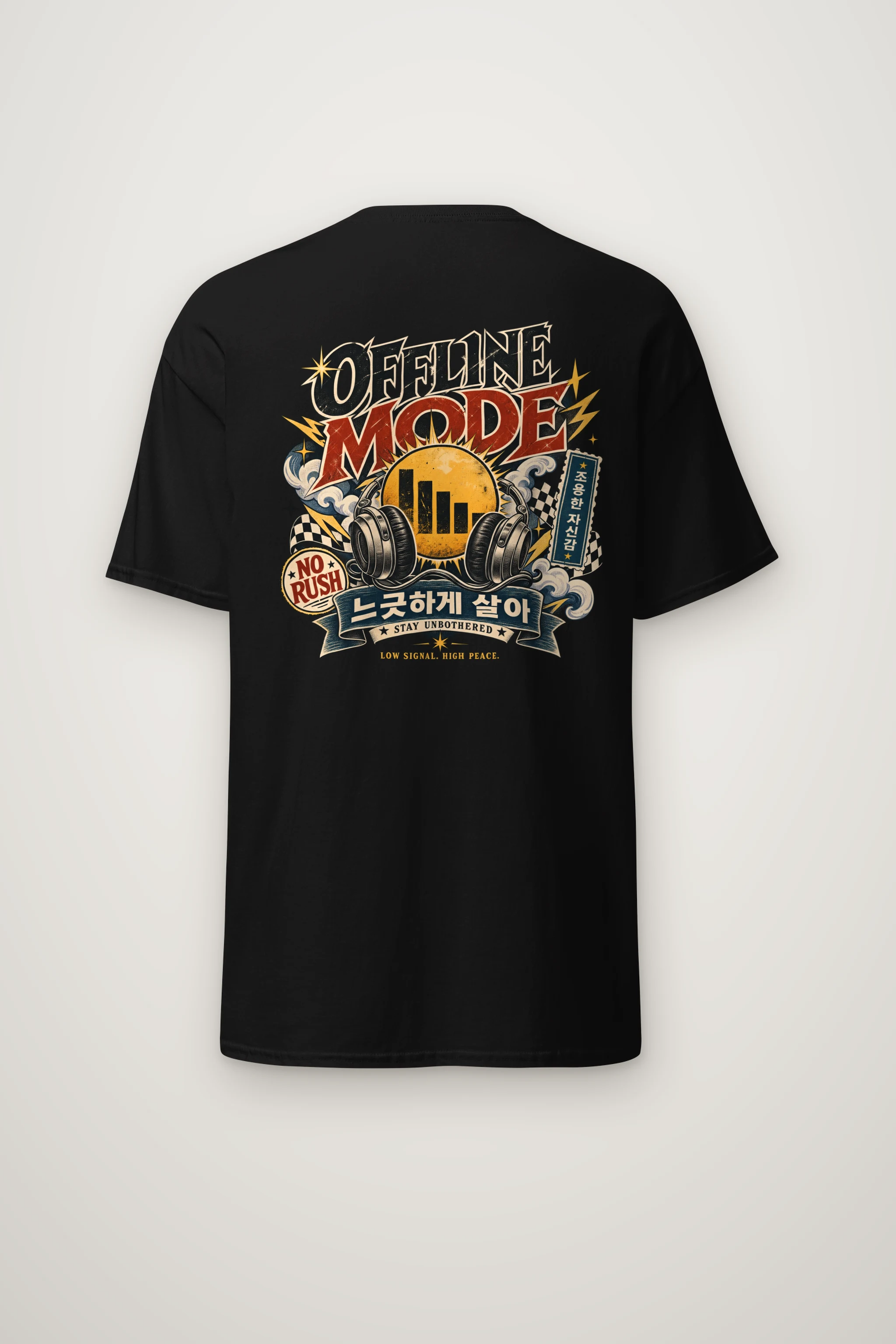 "Offline Mode" Heavyweight Unisex Crewneck T-shirt