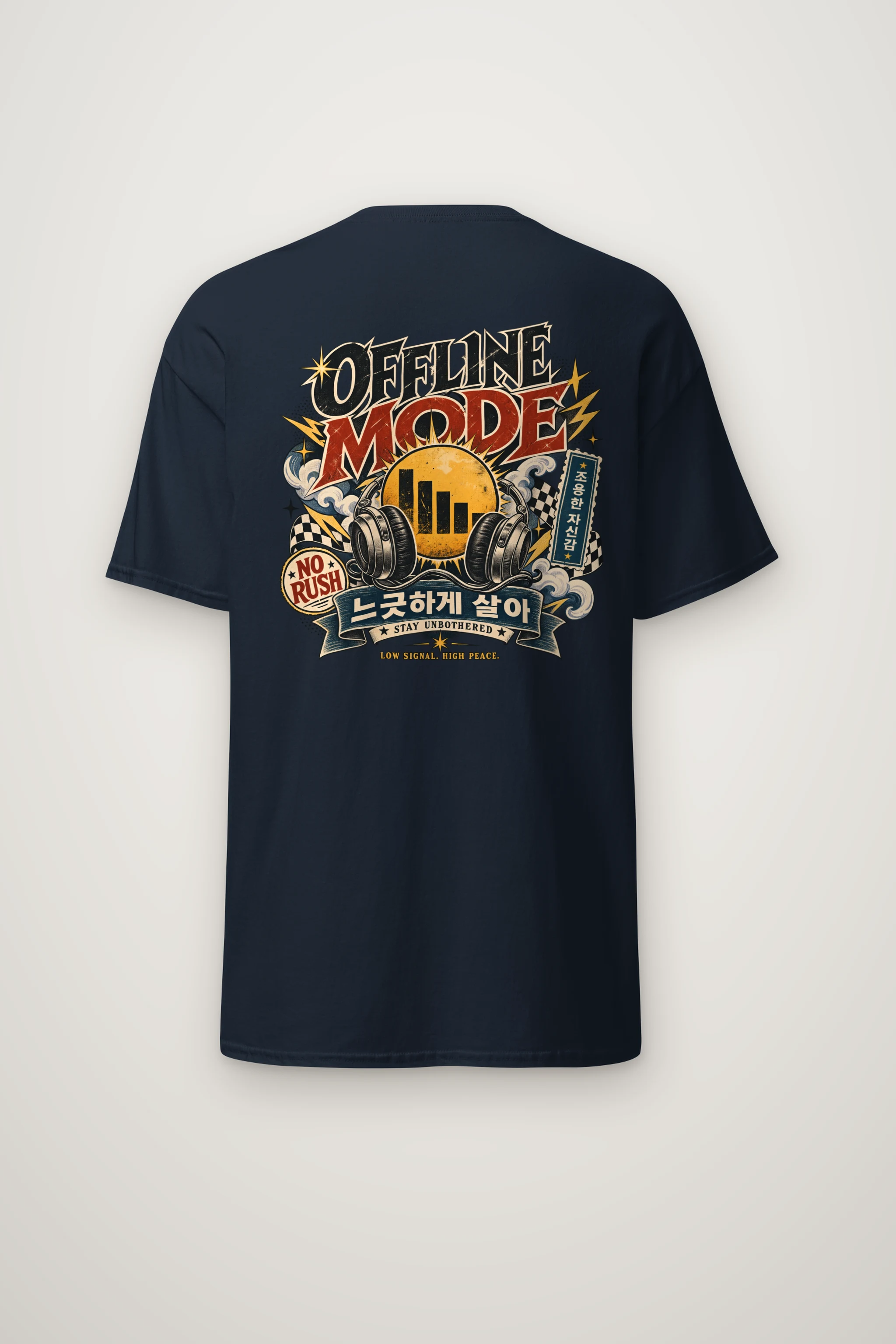 "Offline Mode" Heavyweight Unisex Crewneck T-shirt