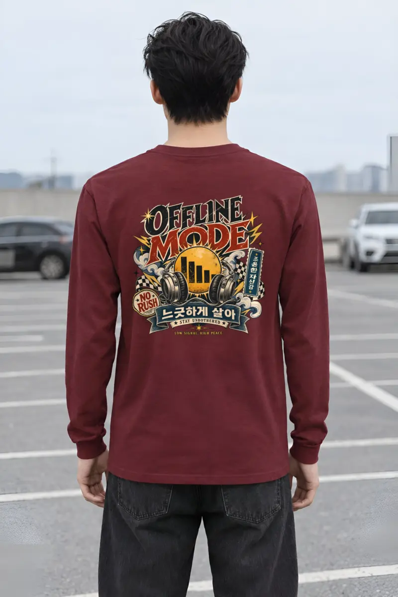 "Offline Mode" Unisex Longsleeve T-shirt