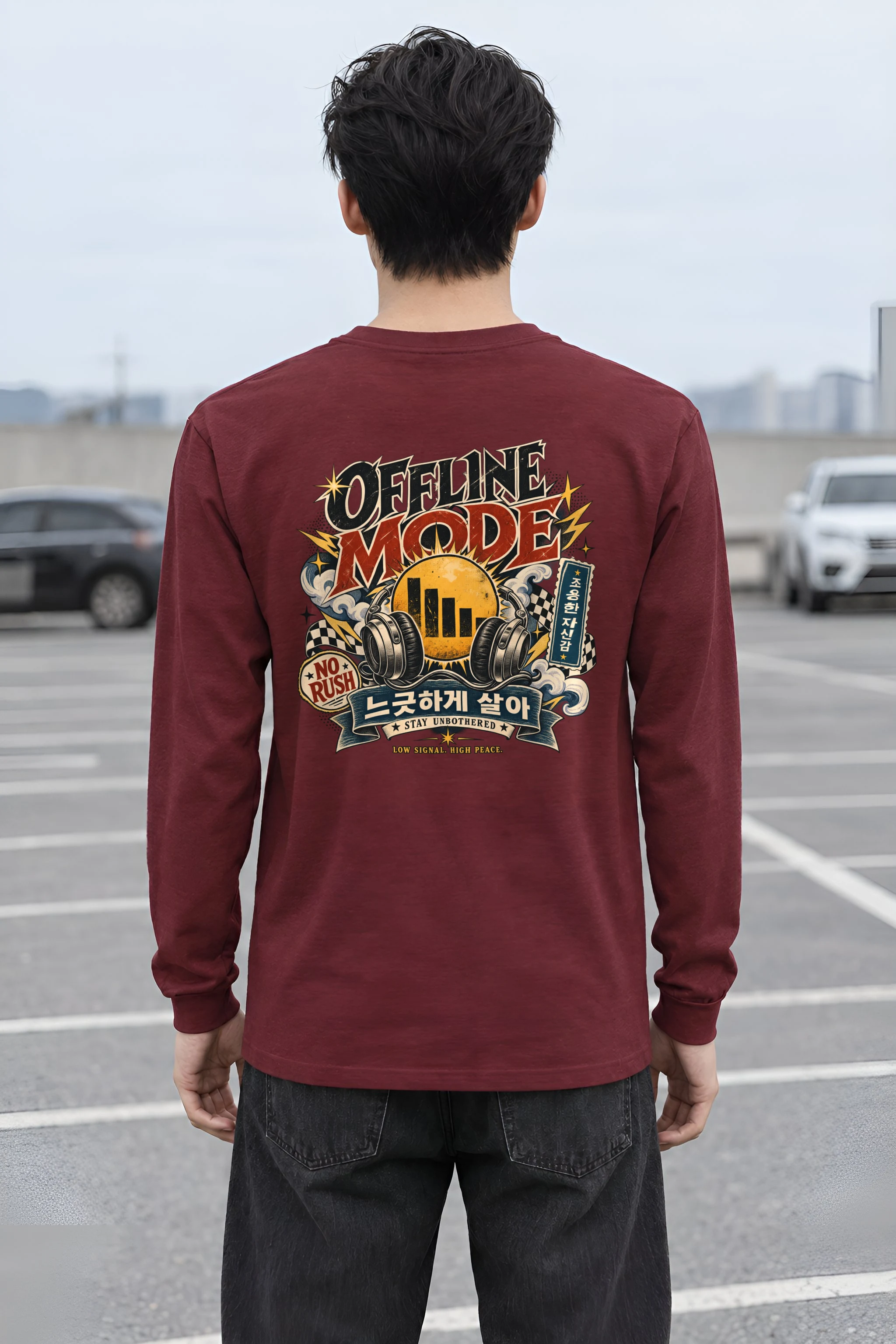 "Offline Mode" Unisex Longsleeve T-shirt