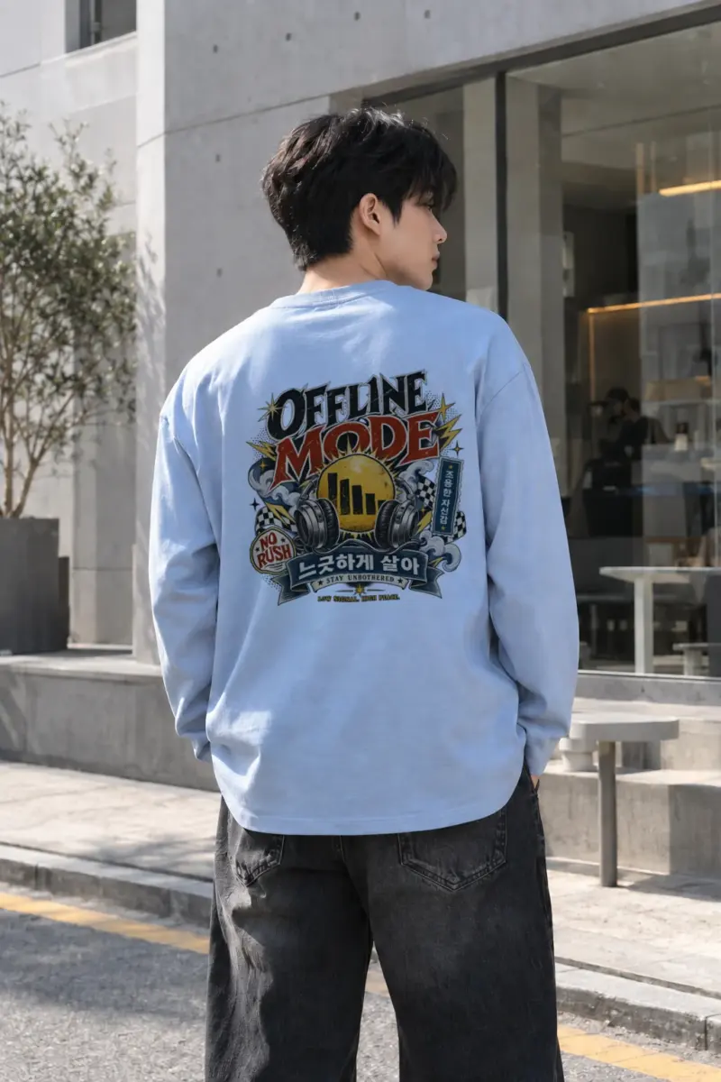 "Offline Mode" Unisex Longsleeve T-shirt | Gildan 2400