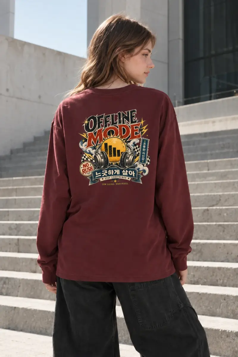 "Offline Mode" Unisex Longsleeve T-shirt | Gildan 2400