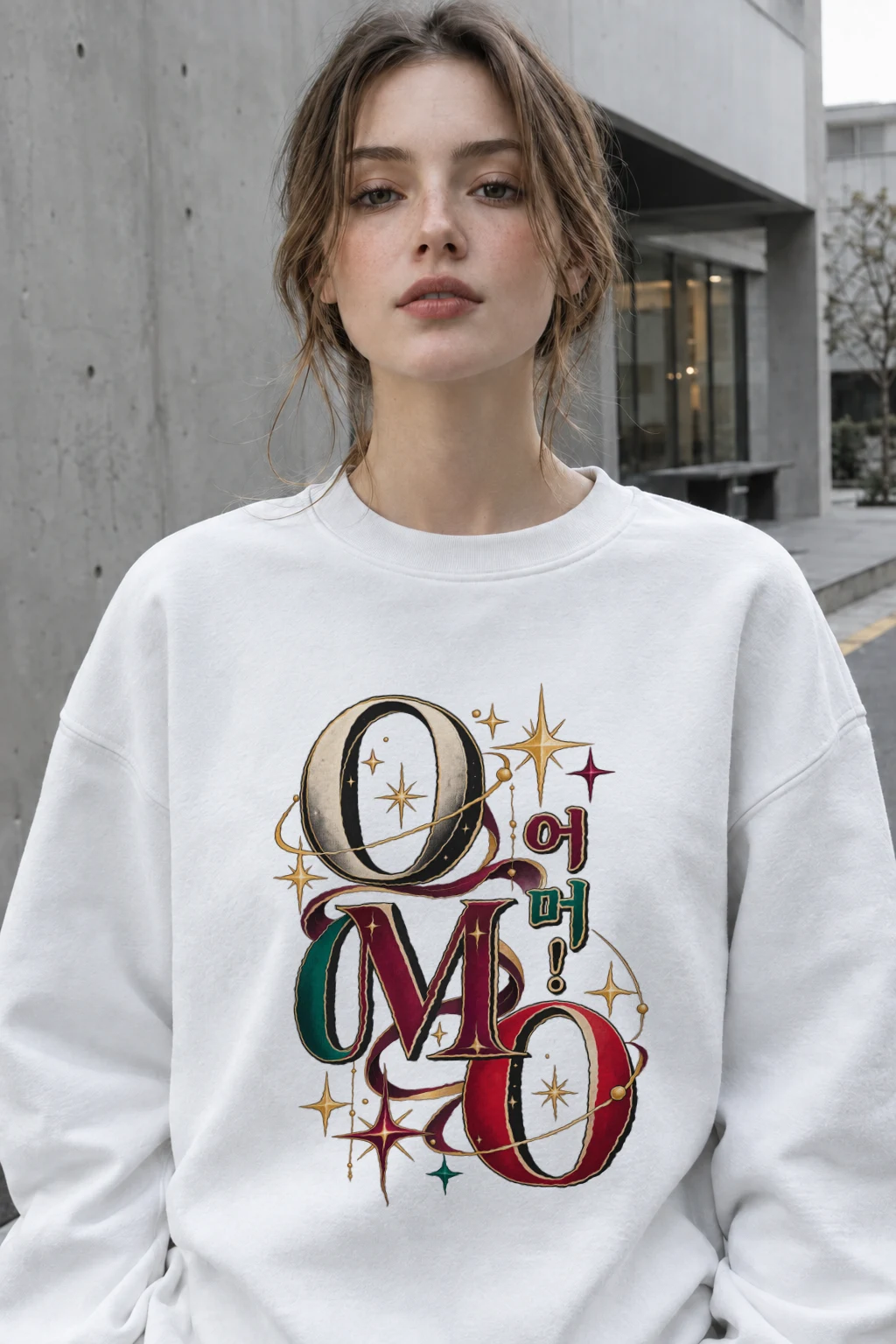 "Oh My God Celestial" Heavy Blend Unisex Crewneck Sweatshirt | Gildan 18000