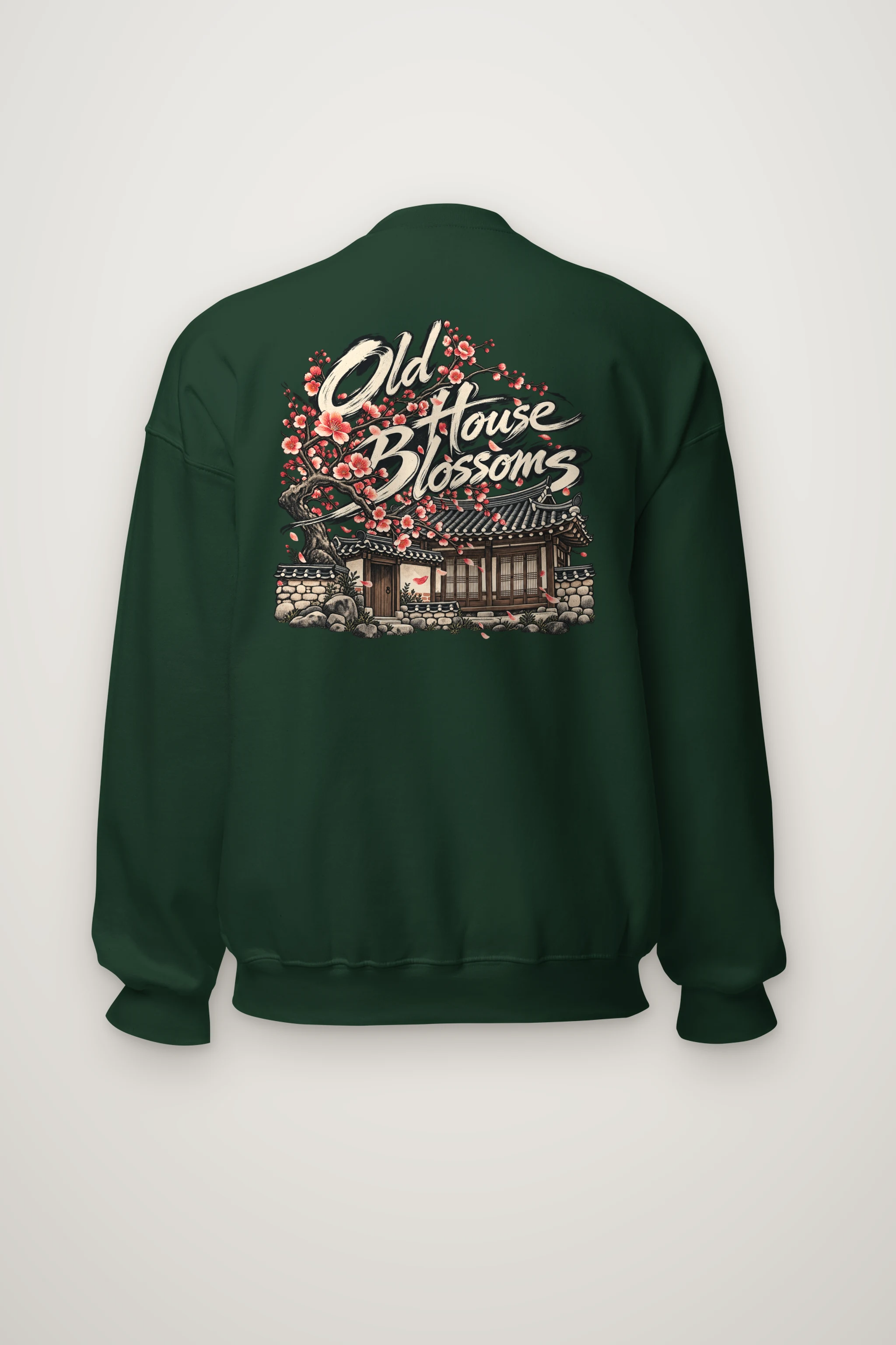 "Old House Blossoms" Heavy Blend Unisex Crewneck Sweatshirt