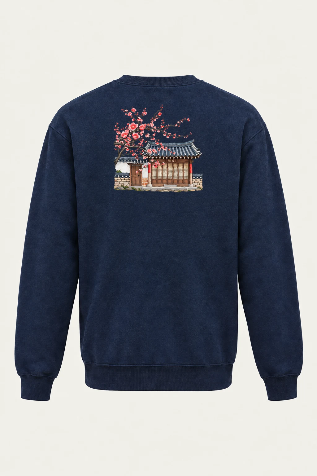"Old House Blossoms" Heavy Blend Unisex Crewneck Sweatshirt | Gildan 18000