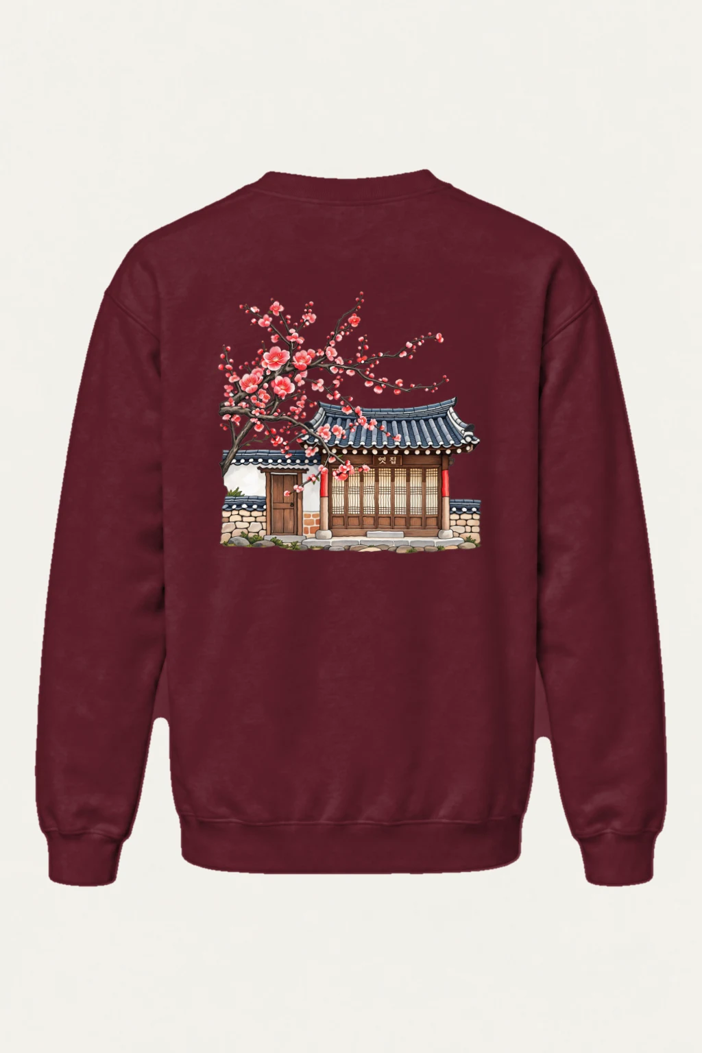"Old House Blossoms" Heavy Blend Unisex Crewneck Sweatshirt | Gildan 18000