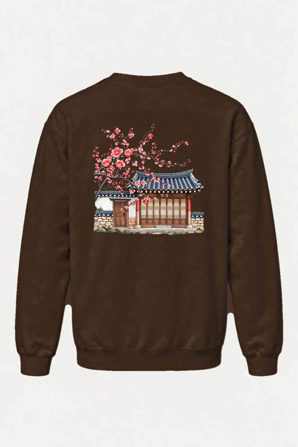 "Old House Blossoms" Heavy Blend Unisex Crewneck Sweatshirt | Gildan 18000