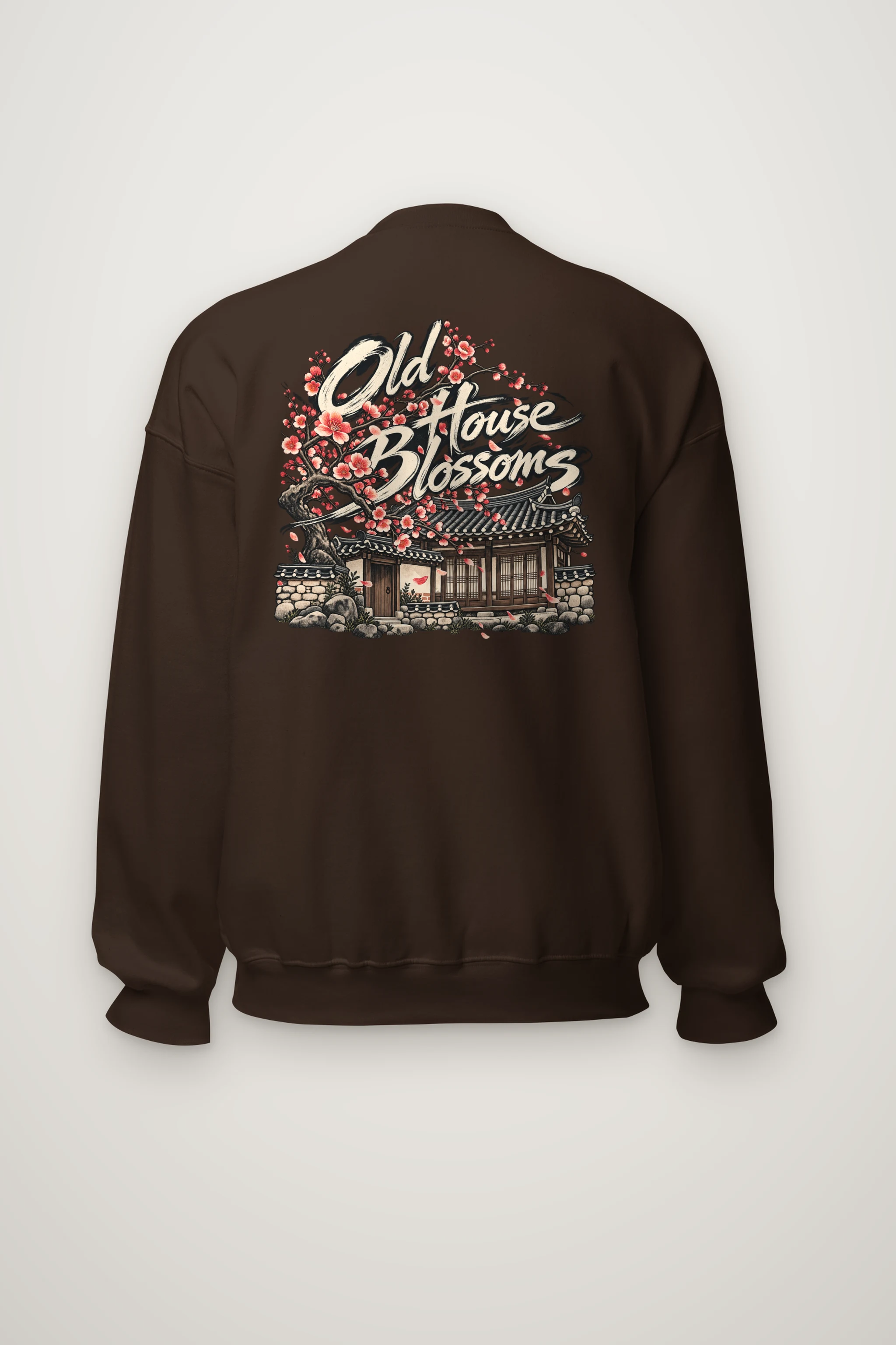 "Old House Blossoms" Heavy Blend Unisex Crewneck Sweatshirt