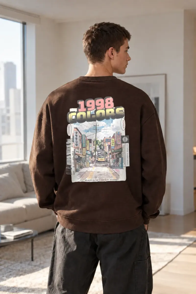 “Old Memory Disk” Heavy Blend Unisex Crewneck Sweatshirt | Gildan 18000