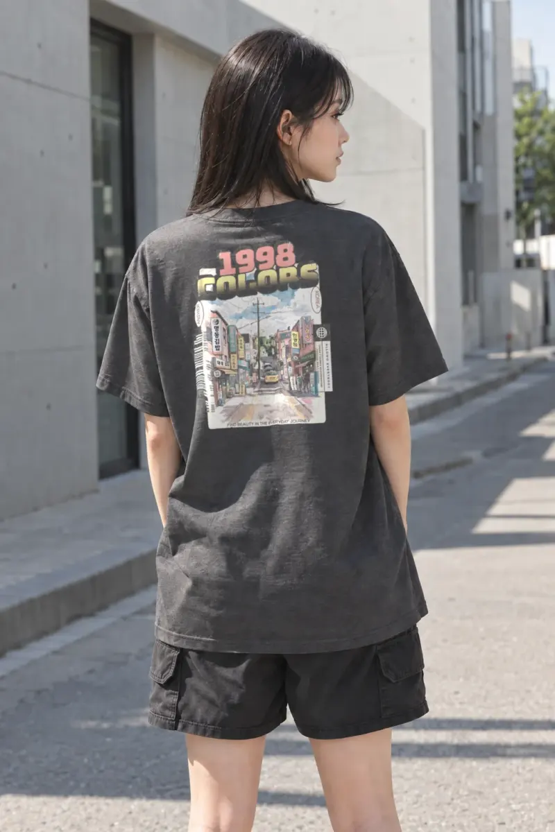 “Old Memory Disk” Heavyweight Unisex Crewneck T-shirt | Gildan 5000