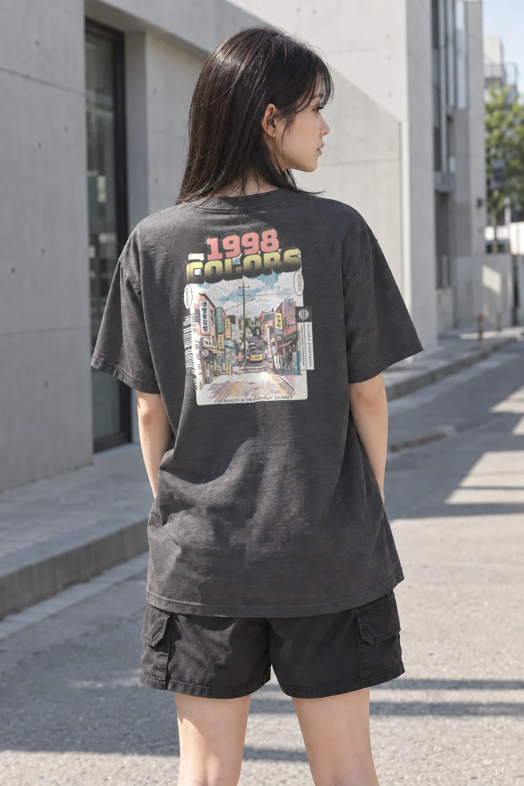 "Old Memory Disk" Heavyweight Unisex Crewneck T-shirt | Gildan 5000