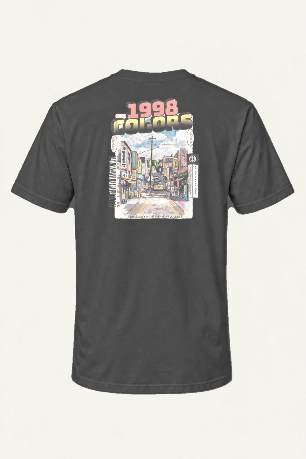 "Old Memory Disk" Heavyweight Unisex Crewneck T-shirt | Gildan 5000