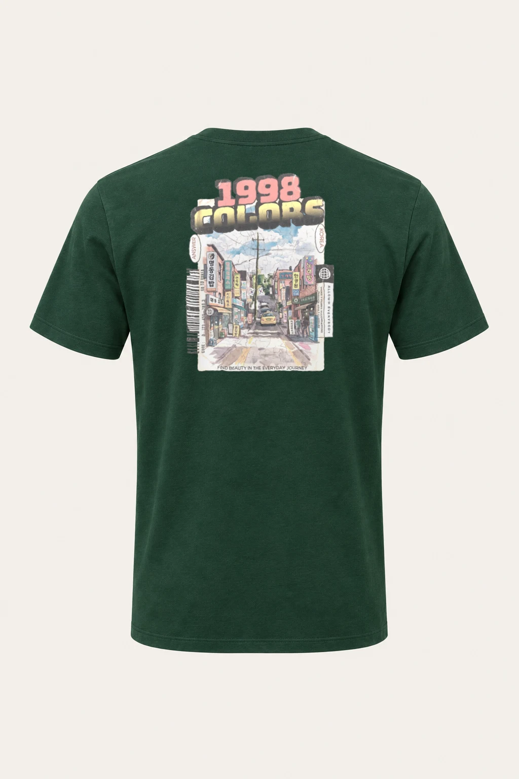 "Old Memory Disk" Heavyweight Unisex Crewneck T-shirt | Gildan 5000