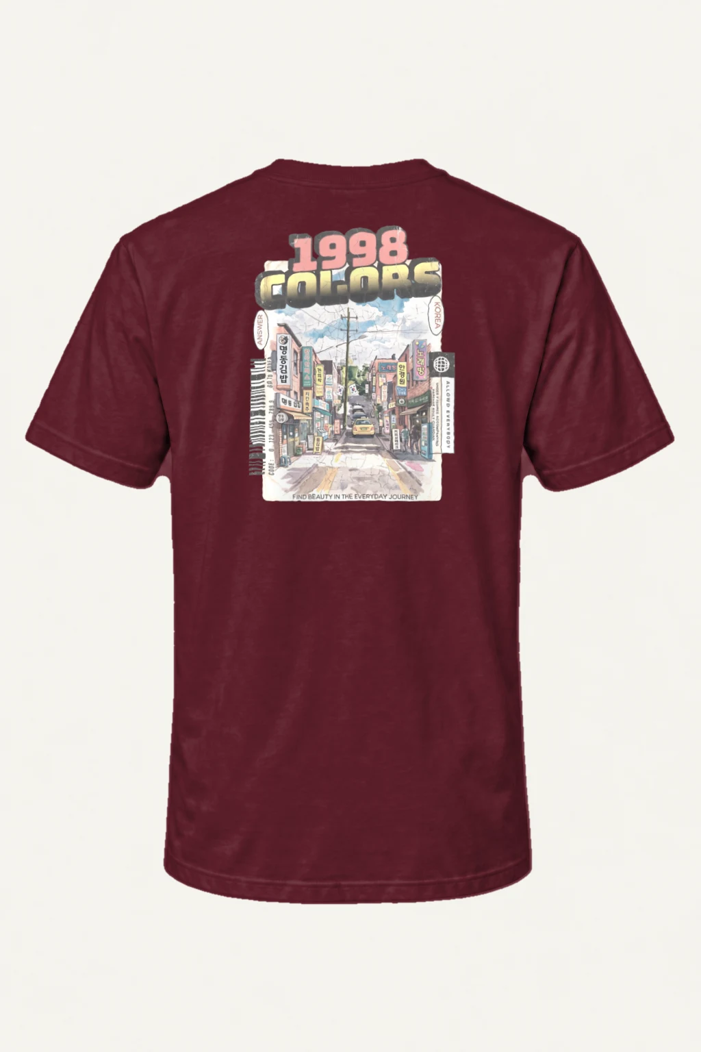 "Old Memory Disk" Heavyweight Unisex Crewneck T-shirt | Gildan 5000