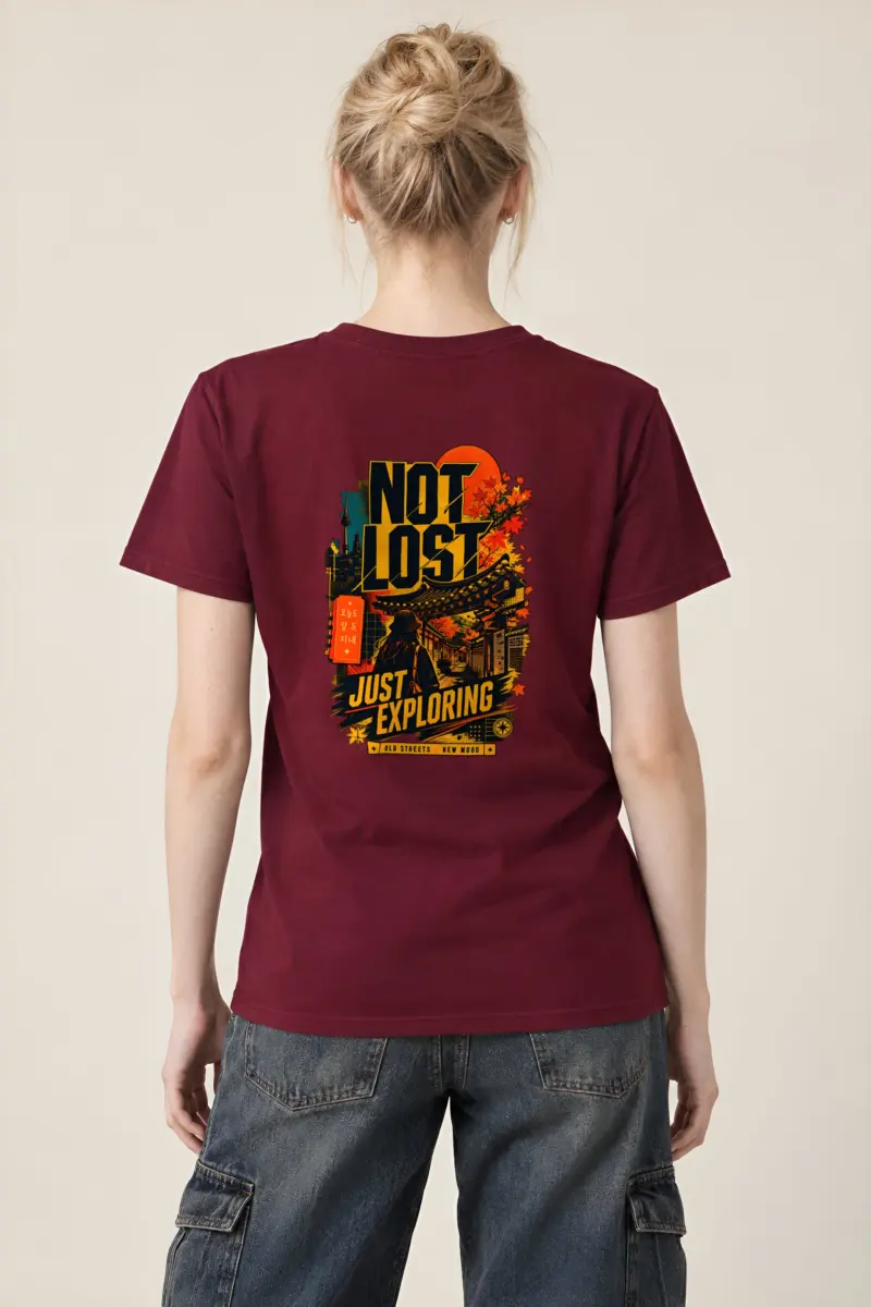 "Old Streets New Mood" Heavyweight Unisex Crewneck T-shirt