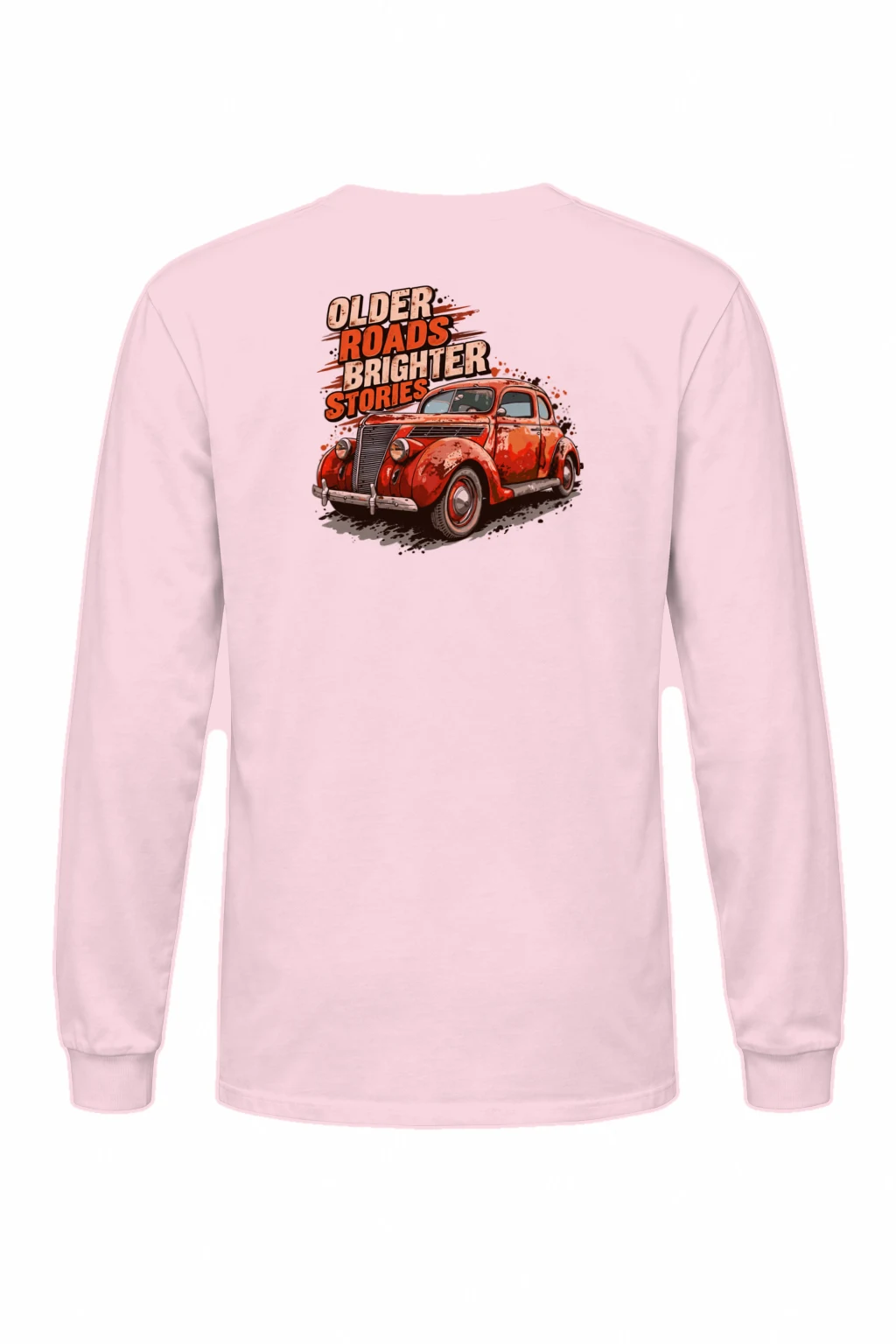 "Older Roads Brighter Stories" Unisex Longsleeve T-shirt | Gildan 2400