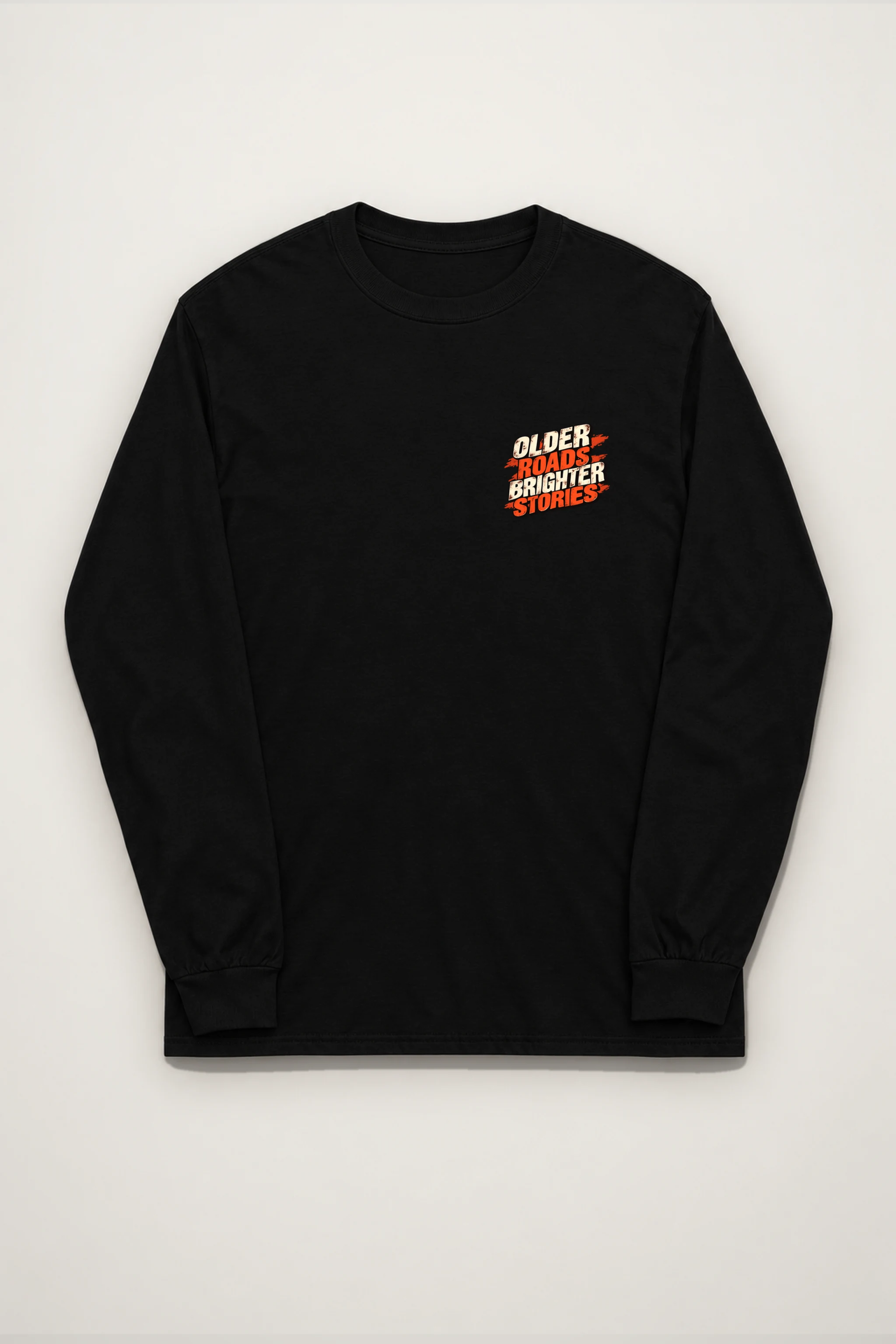 "Older Roads Brighter Stories" Unisex Longsleeve T-shirt