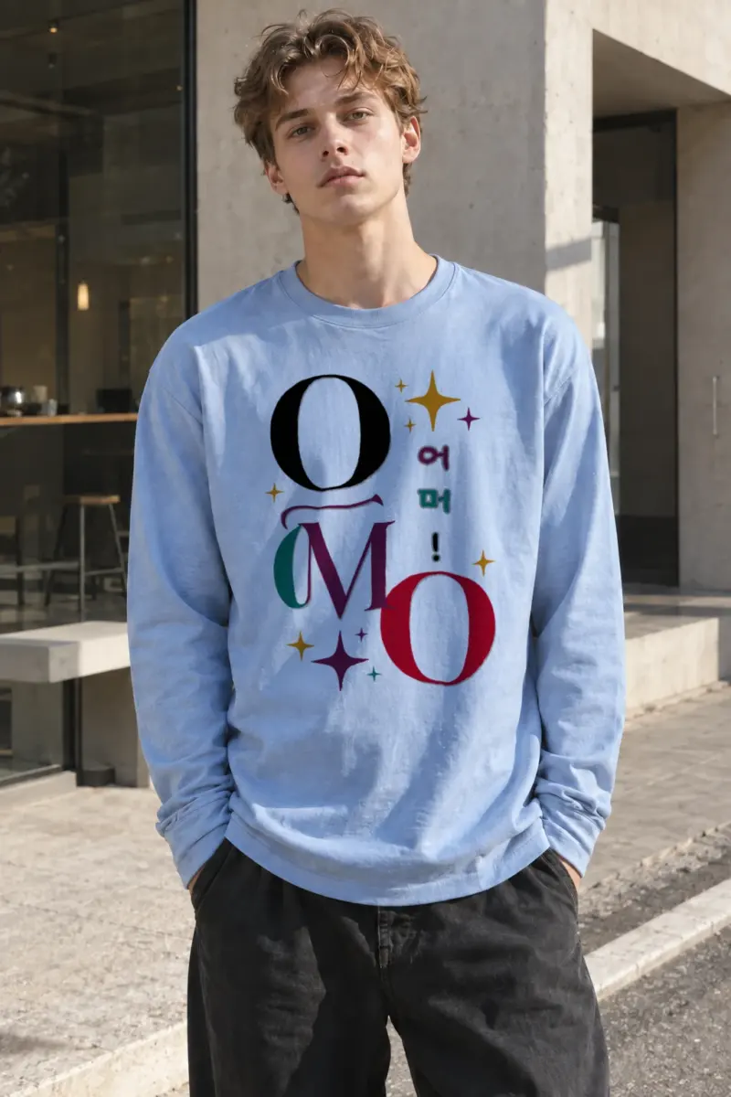"OMO Keyline" Unisex Longsleeve T-shirt | Gildan 2400