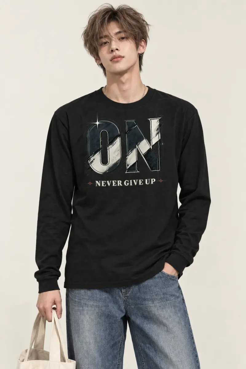 "On Never Give Up" Unisex Longsleeve T-shirt