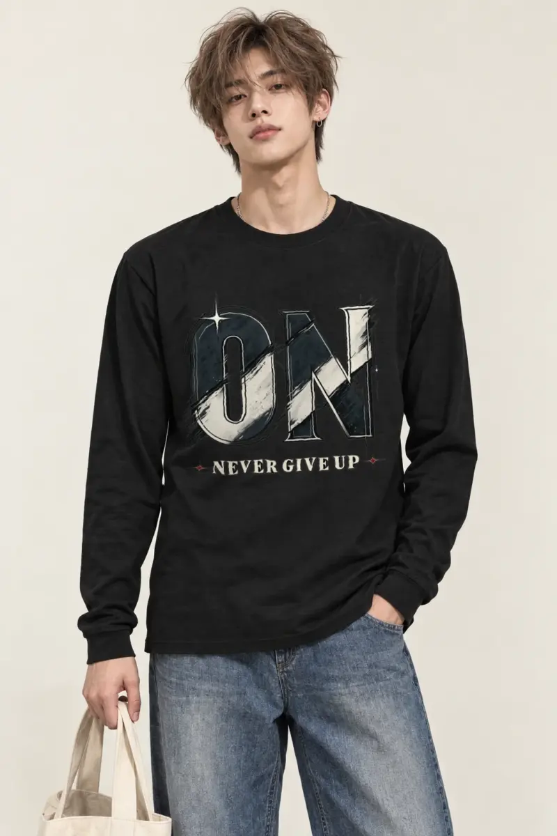 "On Never Give Up" Unisex Longsleeve T-shirt