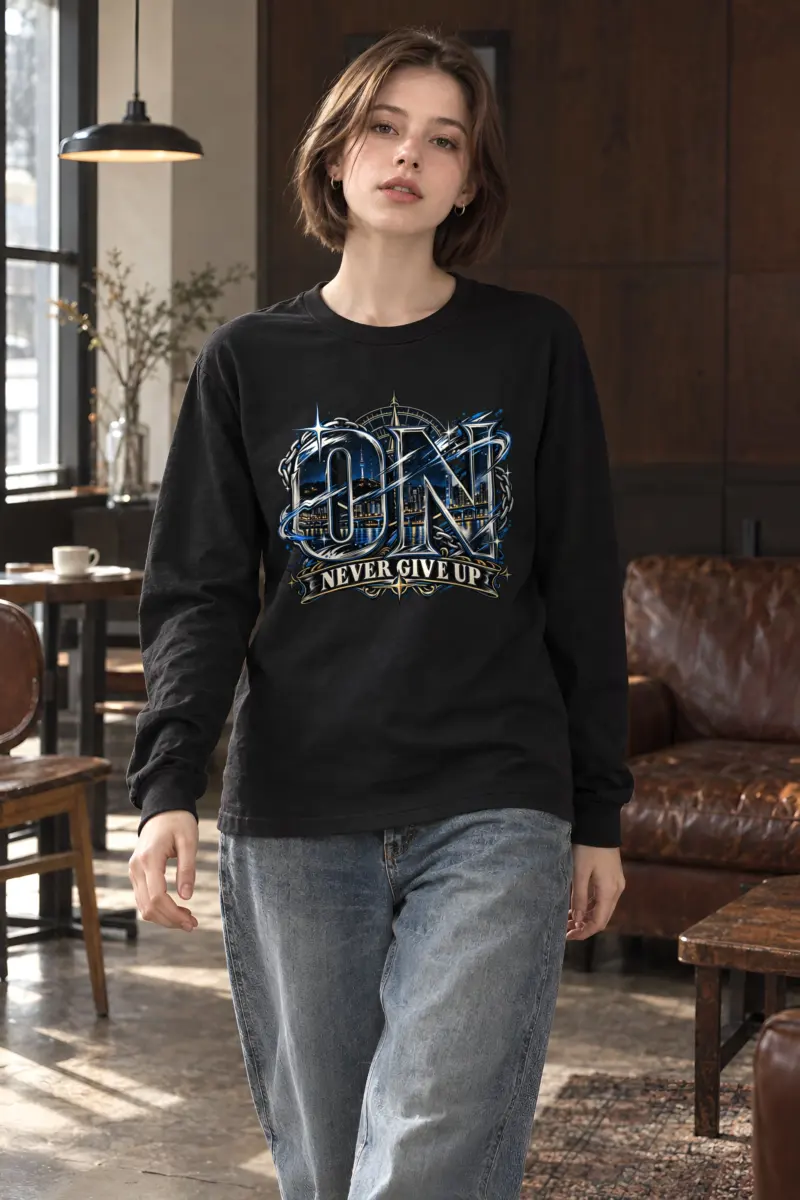"Night Bridge Initials" Unisex Longsleeve T-shirt
