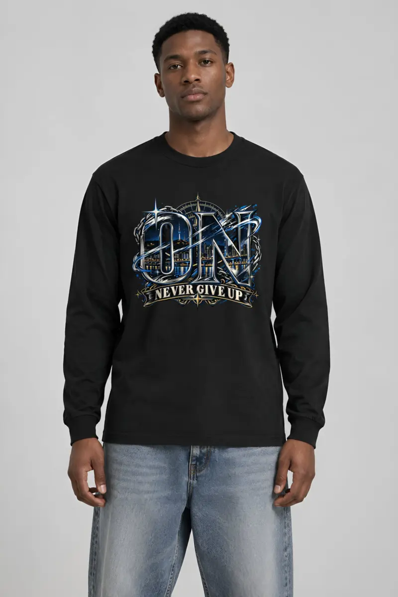 "Night Bridge Initials" Unisex Longsleeve T-shirt