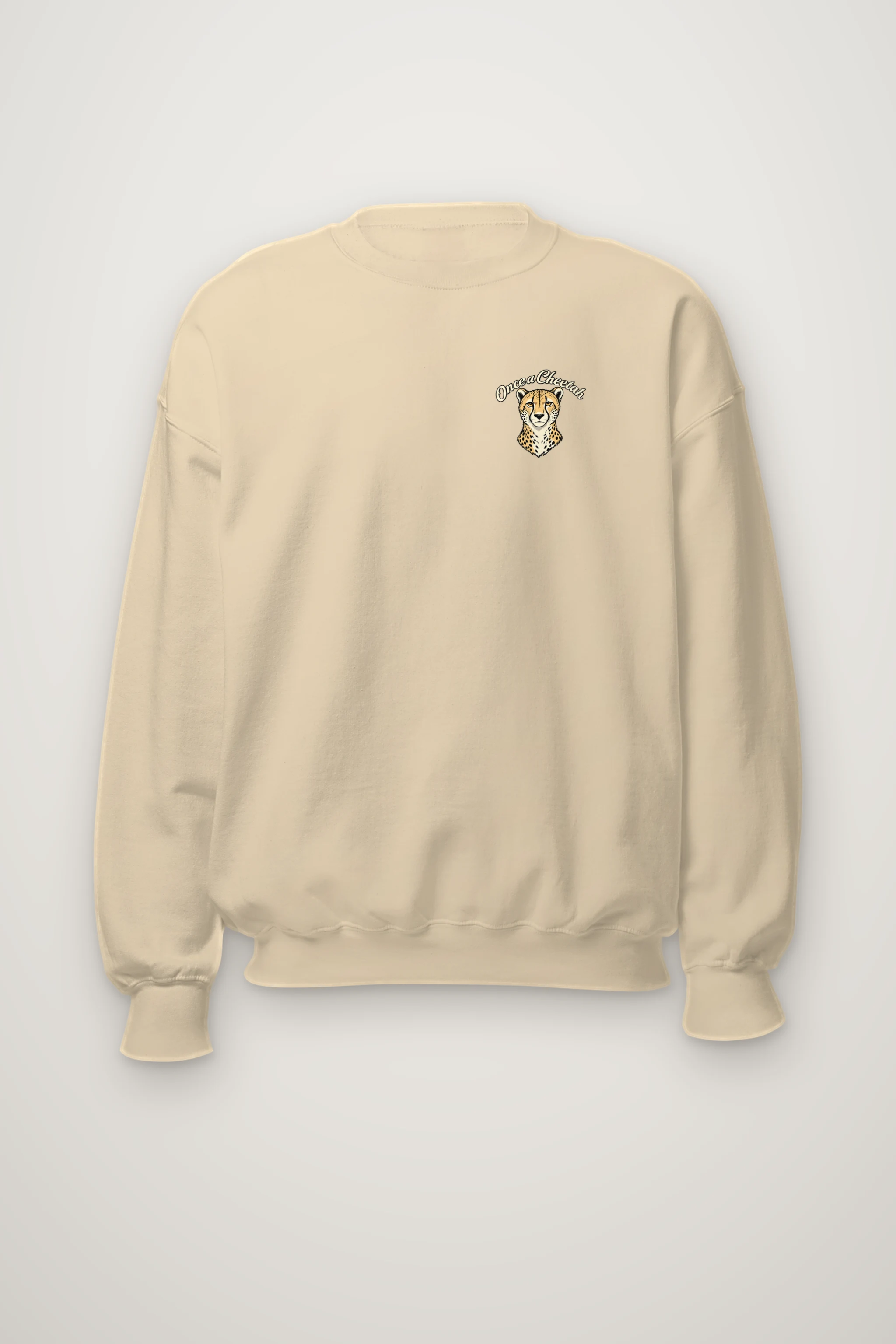 "Once A Cheetah" Heavy Blend Unisex Crewneck Sweatshirt