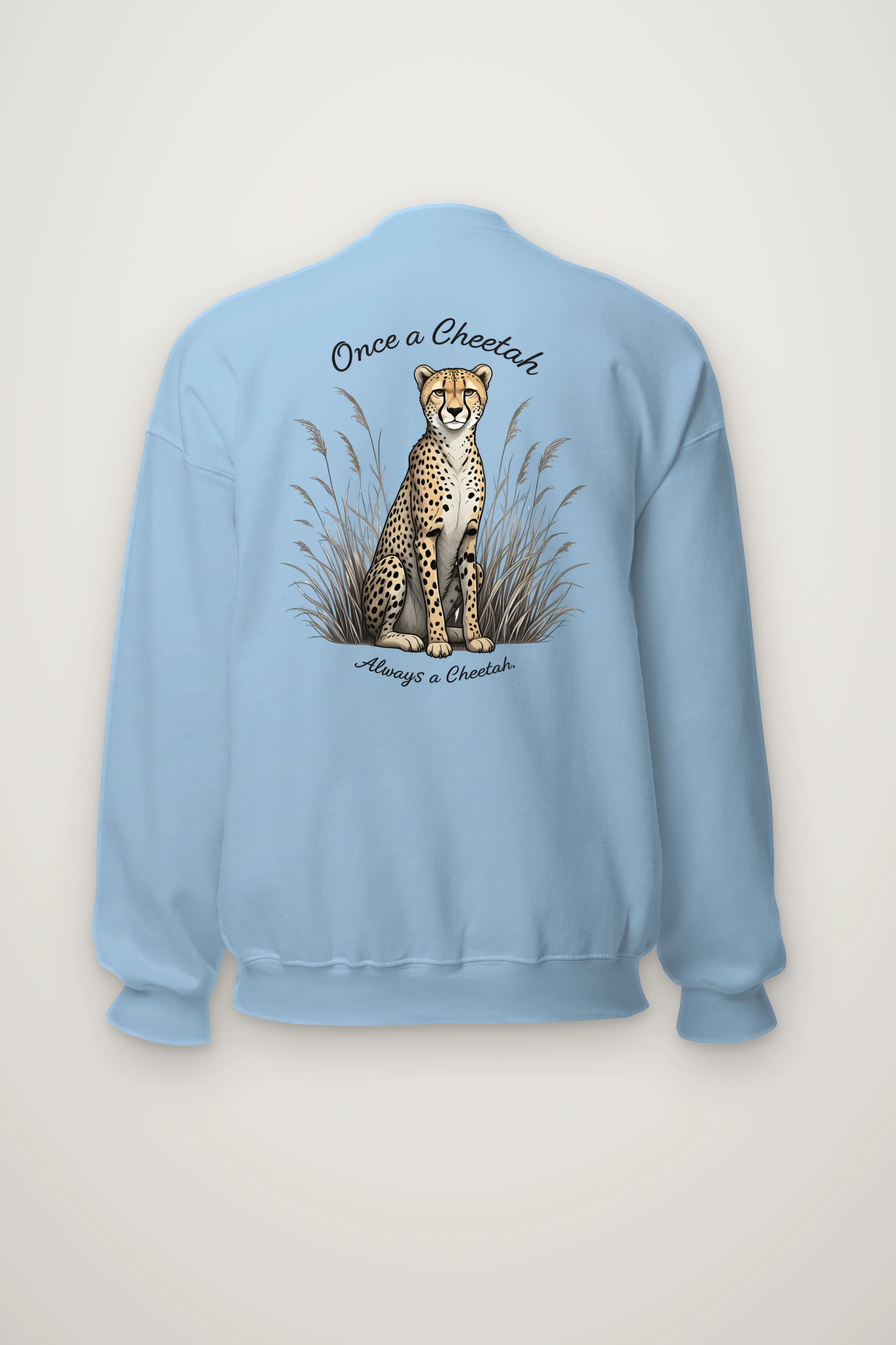 "Once A Cheetah" Heavy Blend Unisex Crewneck Sweatshirt