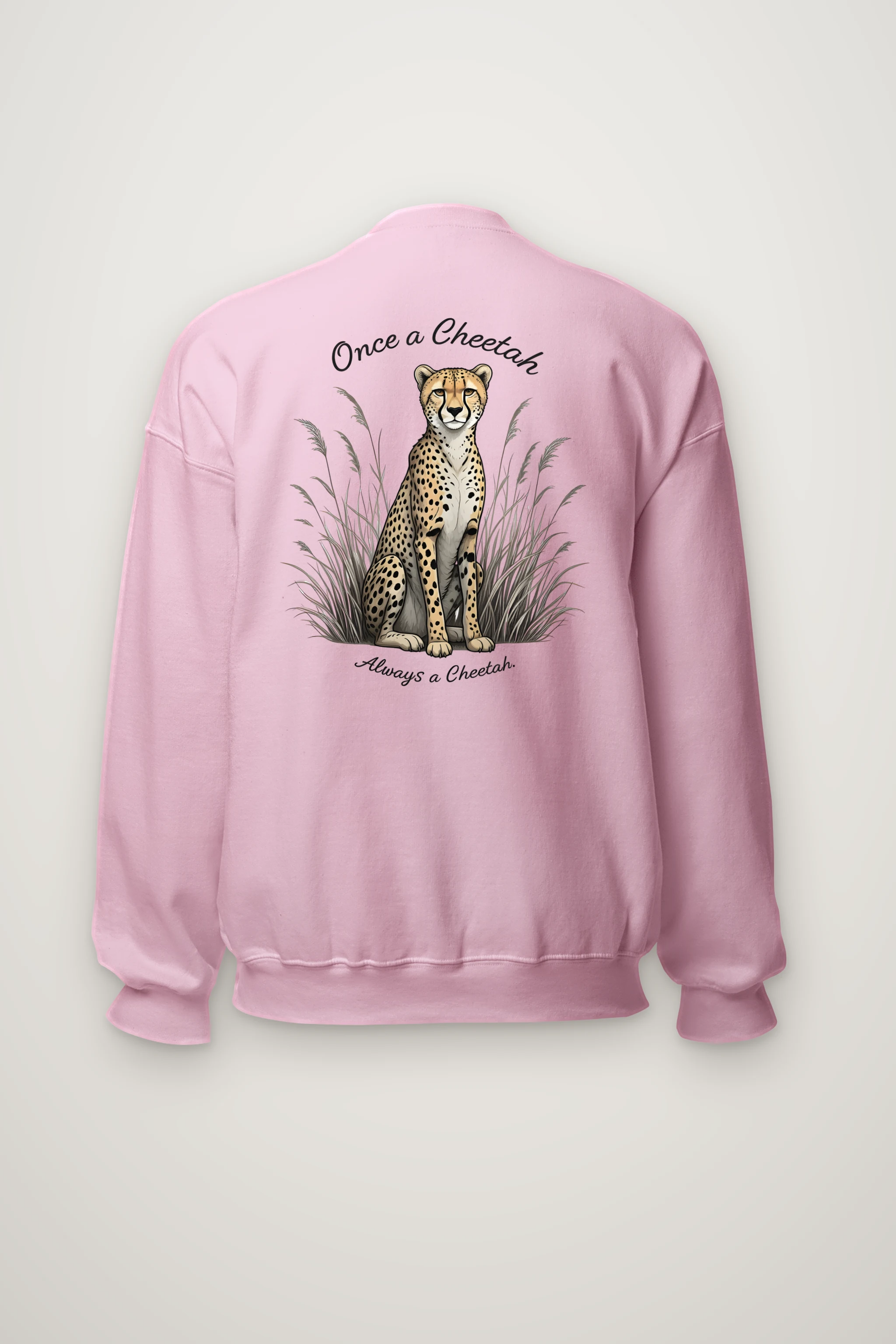 "Once A Cheetah" Heavy Blend Unisex Crewneck Sweatshirt