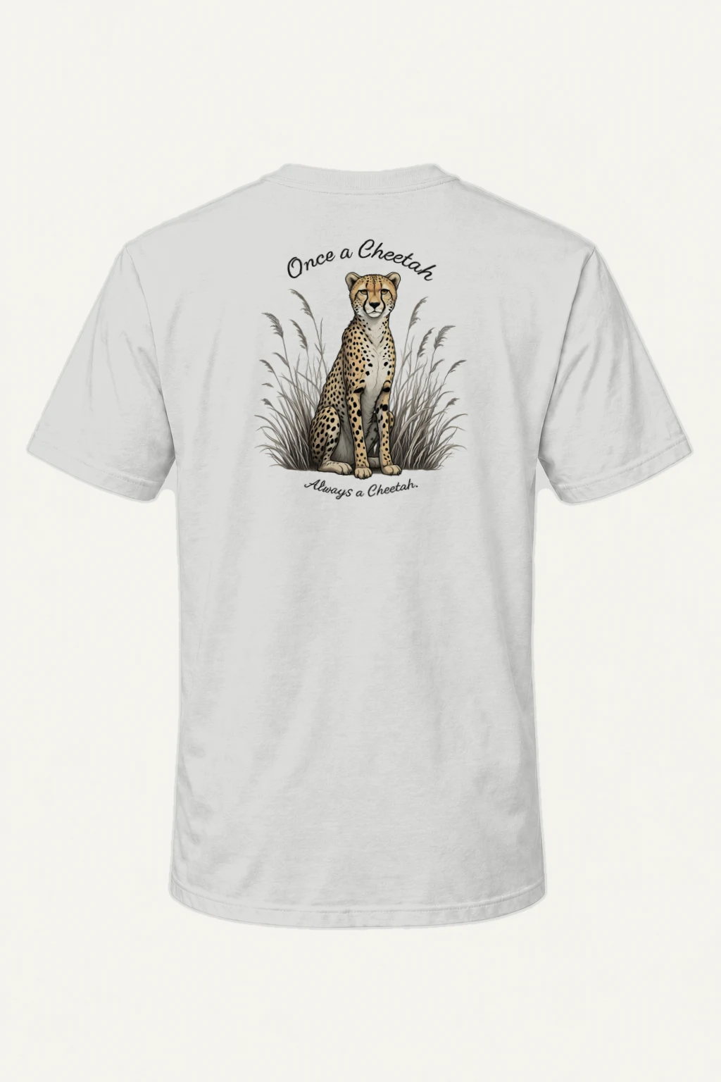 "Once A Cheetah" Heavyweight Unisex Crewneck T-shirt | Gildan 5000