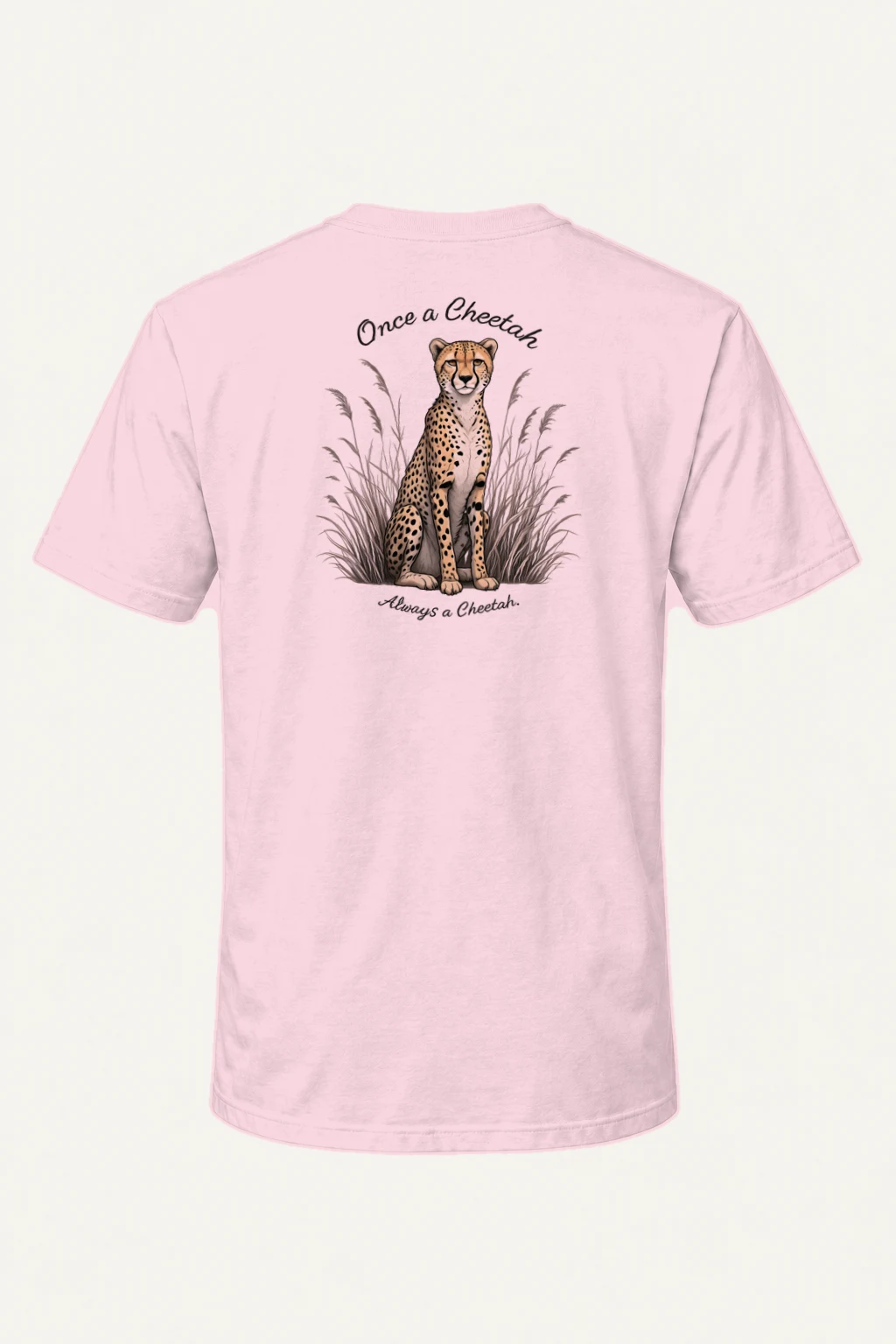"Once A Cheetah" Heavyweight Unisex Crewneck T-shirt | Gildan 5000