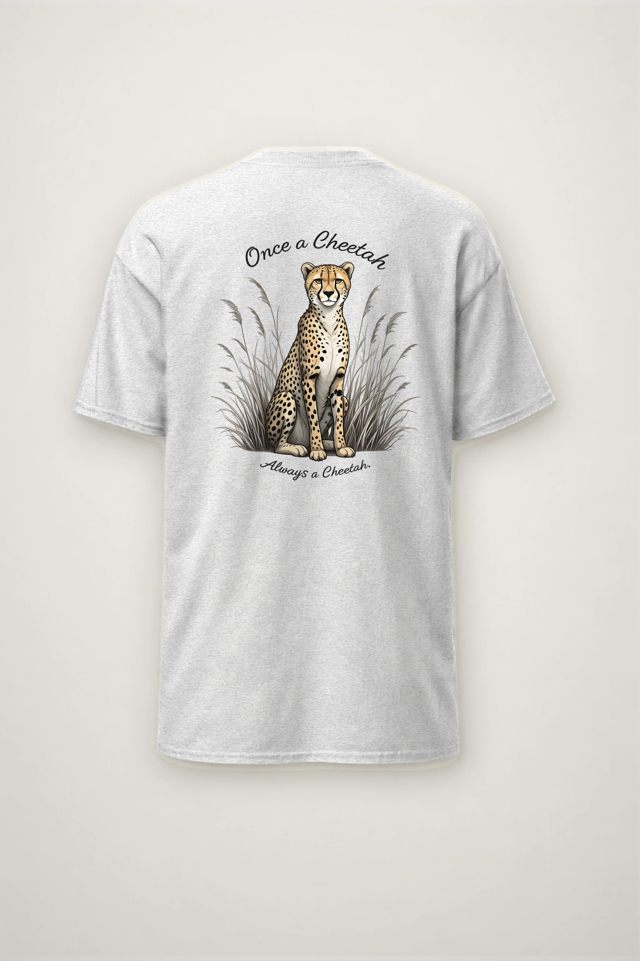 "Once A Cheetah" Heavyweight Unisex Crewneck T-shirt