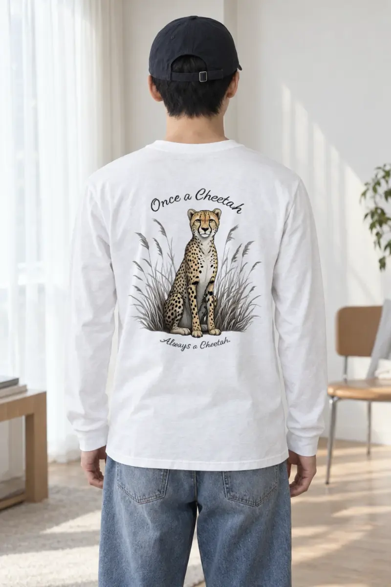 "Once A Cheetah" Unisex Longsleeve T-shirt