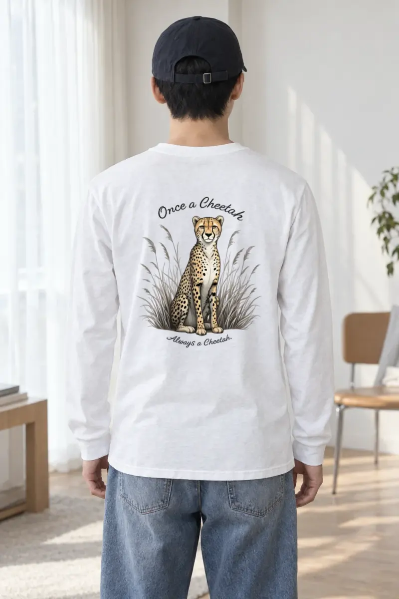 "Once A Cheetah" Unisex Longsleeve T-shirt