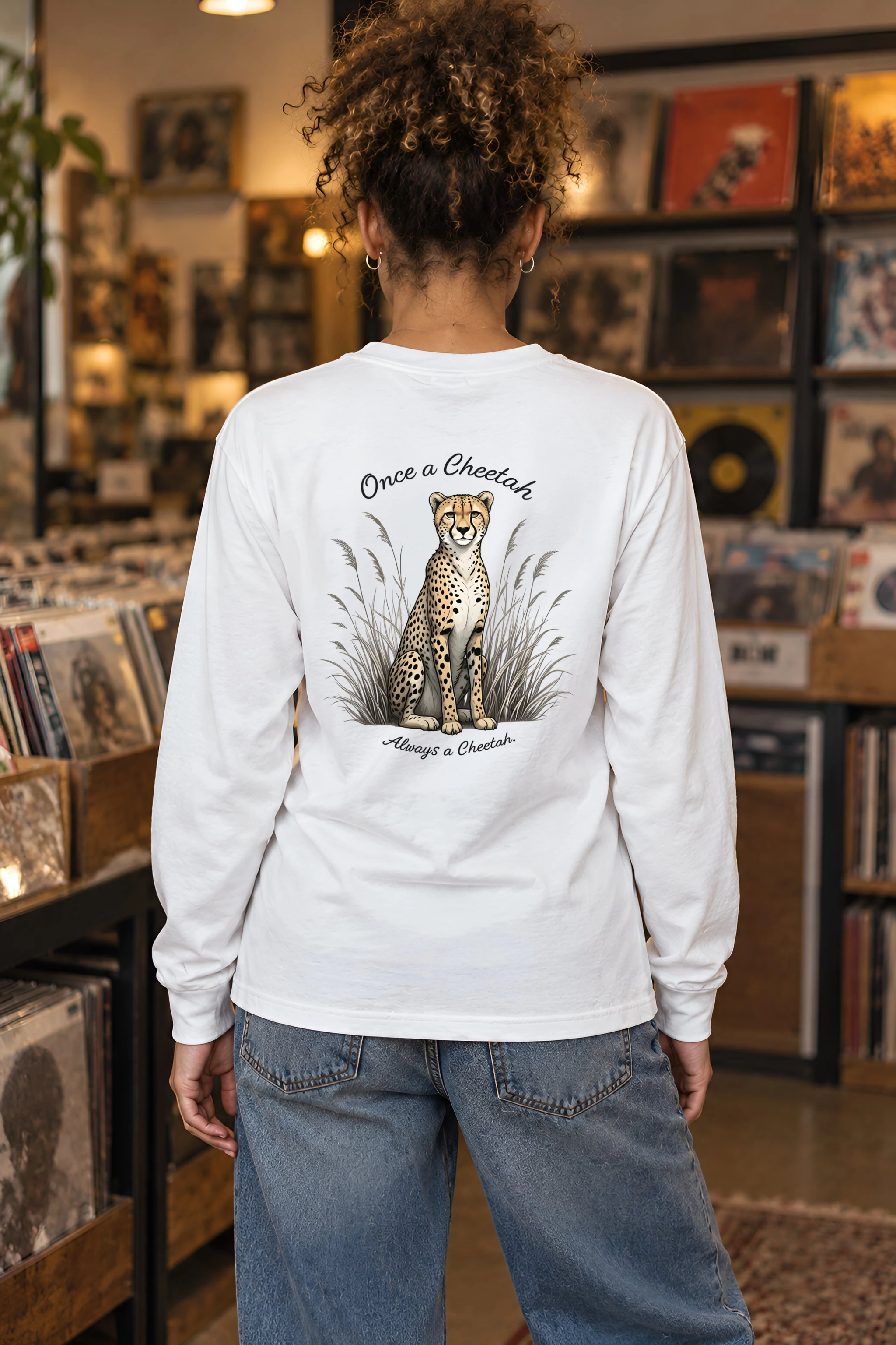 "Once A Cheetah" Unisex Longsleeve T-shirt