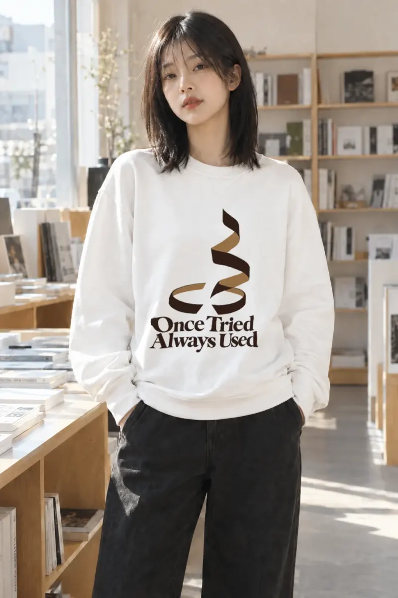"Once Tried Always Used" Heavy Blend Unisex Crewneck Sweatshirt | Gildan 18000