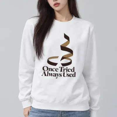 "Once Tried Always Used" Heavy Blend Unisex Crewneck Sweatshirt