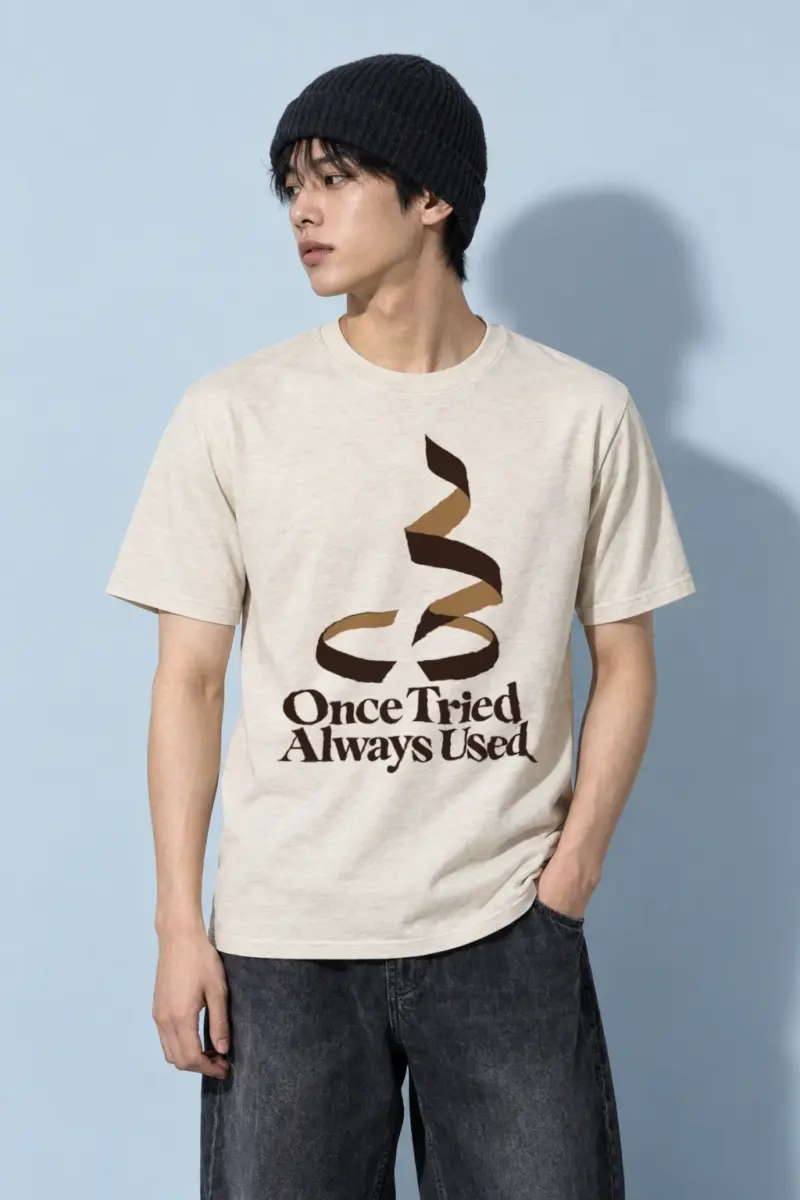 "Once Tried Always Used" Heavyweight Unisex Crewneck T-shirt | Gildan 5000