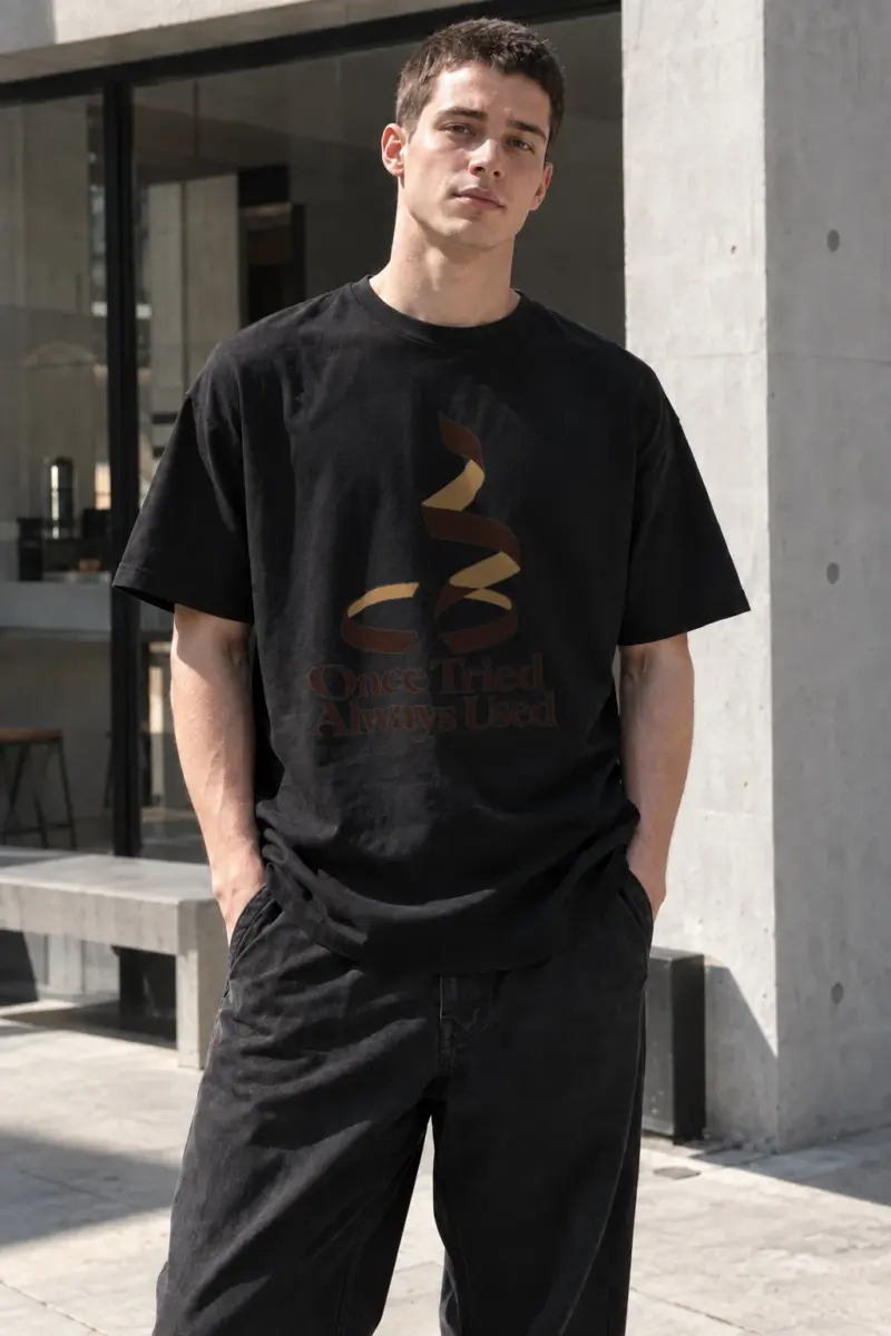 "Once Tried Always Used" Heavyweight Unisex Crewneck T-shirt | Gildan 5000