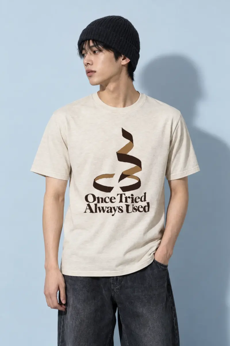 "Once Tried Always Used" Heavyweight Unisex Crewneck T-shirt