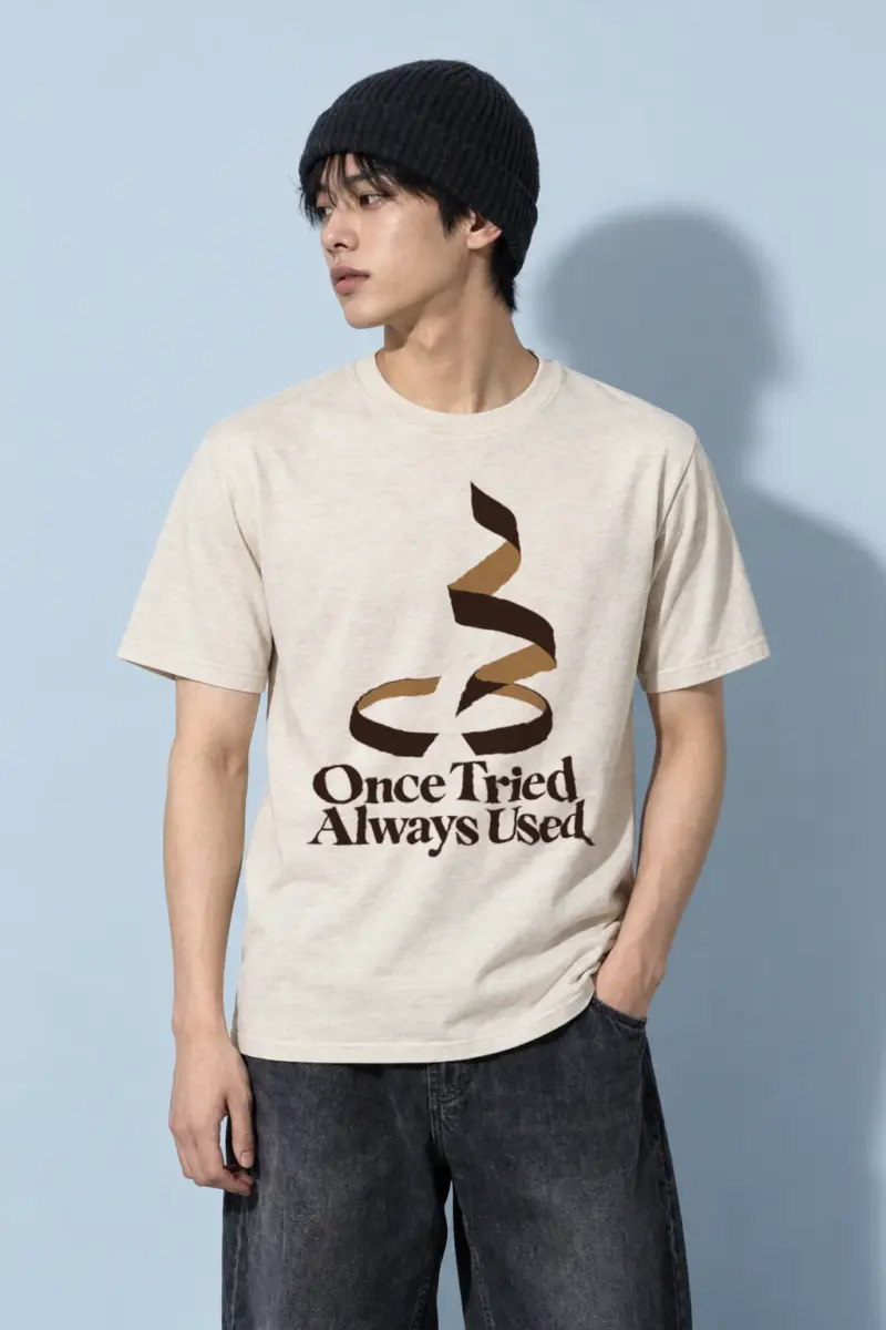 "Once Tried Always Used" Heavyweight Unisex Crewneck T-shirt | Gildan 5000
