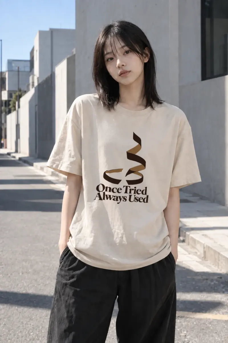 "Once Tried Always Used" Heavyweight Unisex Crewneck T-shirt | Gildan 5000