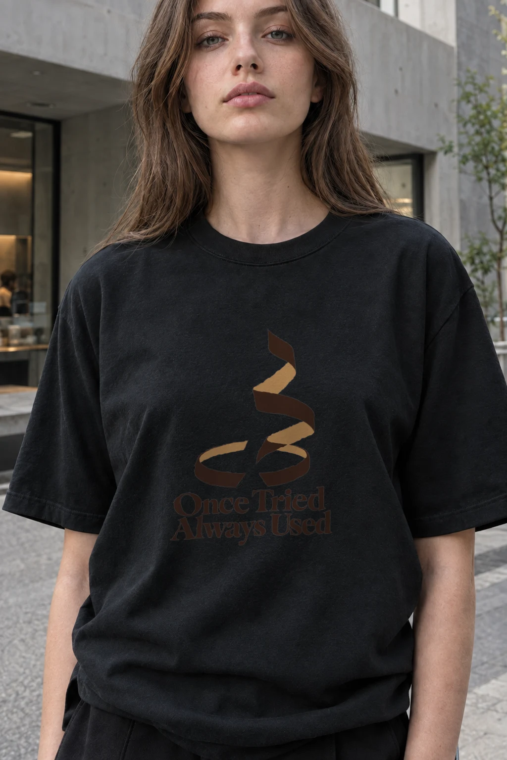 "Once Tried Always Used" Heavyweight Unisex Crewneck T-shirt | Gildan 5000