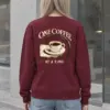 "One Coffee At A Time" Heavy Blend Unisex Crewneck Sweatshirt