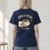 "One Coffee at a Time" Heavyweight Unisex Crewneck T-shirt