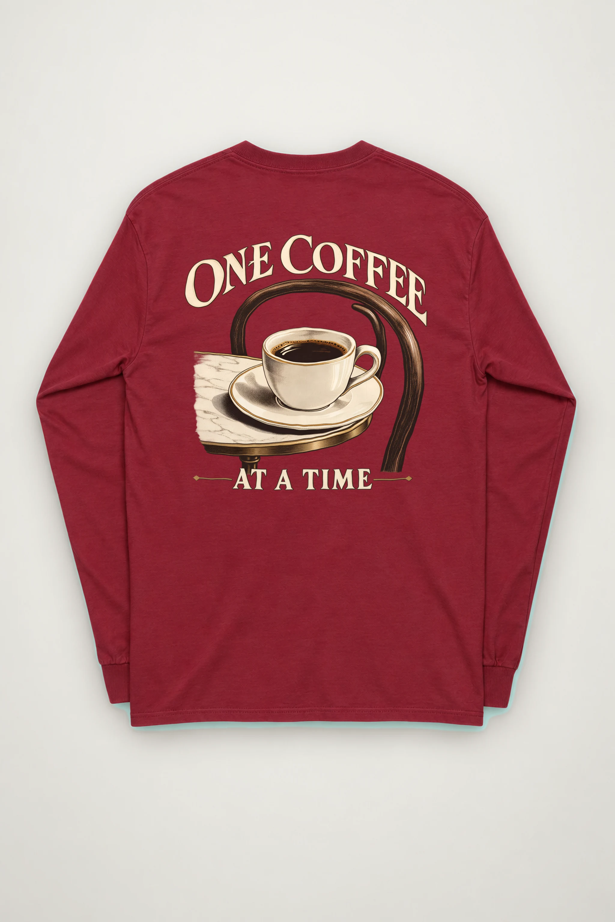 "One Coffee At A Time" Unisex Longsleeve T-shirt