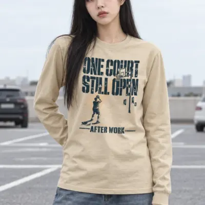 "One Court Still Open" Unisex Longsleeve T-shirt