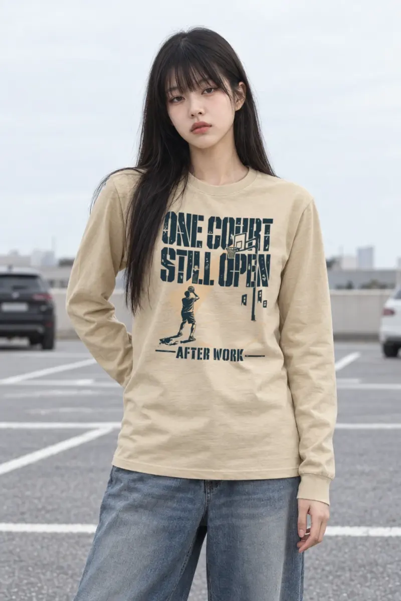 "One Court Still Open" Unisex Longsleeve T-shirt