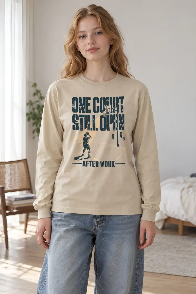 "One Court Still Open" Unisex Longsleeve T-shirt