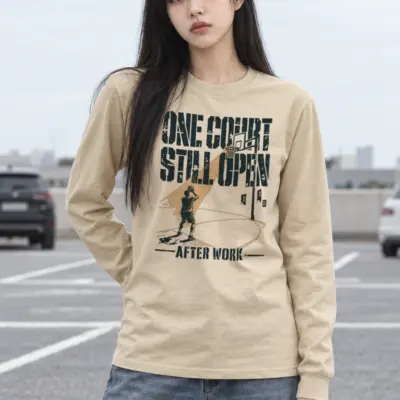 "One Court Still Open" Unisex Longsleeve T-shirt